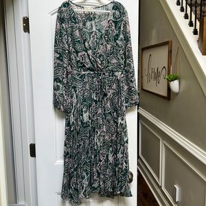 Indigo Rose maxi dress